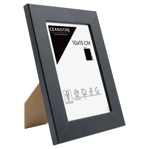 Ceanothe Cadres Et Albums Photos Cadre Photo Noir 10x15 Cm Bois Reconstitué 3 Ceanothe Cadres Et Albums Photos Cadre Photo Noir 10x15 Cm Bois Reconstitué – Image 3