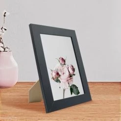 Ceanothe Cadres Et Albums Photos Cadre Photo Noir 13x18 Cm Bois Reconstitué -Décoration de porte Soldes cadre photo noir 13x18 cm bois reconstitue 3