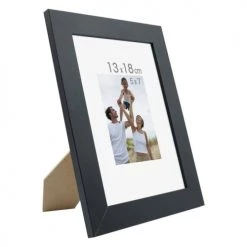 Ceanothe Cadres Et Albums Photos Cadre Photo Noir 13x18 Cm Bois Reconstitué -Décoration de porte Soldes cadre photo noir 13x18 cm bois reconstitue 4