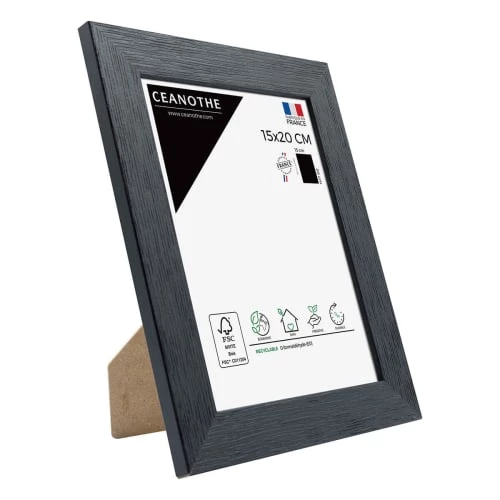 Ceanothe Cadres Et Albums Photos Cadre Photo Noir 15x20 Cm Bois Reconstitué 2 Ceanothe Cadres Et Albums Photos Cadre Photo Noir 15x20 Cm Bois Reconstitué – Image 2