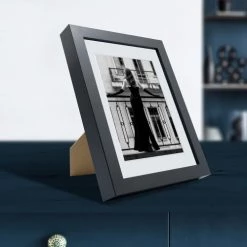 Ceanothe Cadres Et Albums Photos Cadre Photo Noir 18x24 Cm Bois Reconstitué -Décoration de porte Soldes cadre photo noir 18x24 cm bois reconstitue 14