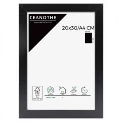 Ceanothe Cadres Et Albums Photos Cadre Photo Noir 20x30 Cm Bois Reconstitué