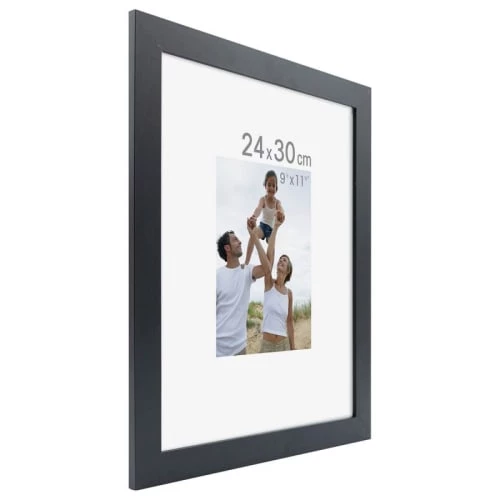 Ceanothe Cadres Et Albums Photos Cadre Photo Noir 24x30 Cm Bois Reconstitué 2 Ceanothe Cadres Et Albums Photos Cadre Photo Noir 24x30 Cm Bois Reconstitué – Image 2