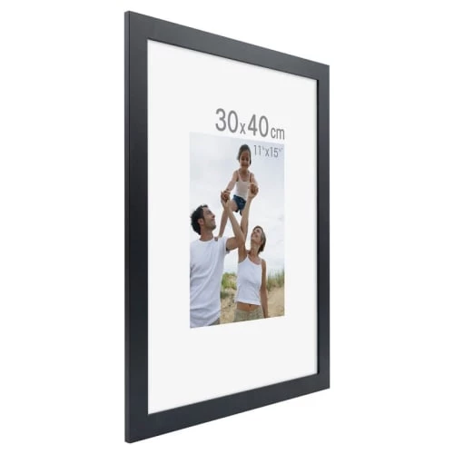 Ceanothe Cadres Et Albums Photos Cadre Photo Noir 30x40 Cm Bois Reconstitué 2 Ceanothe Cadres Et Albums Photos Cadre Photo Noir 30x40 Cm Bois Reconstitué – Image 2