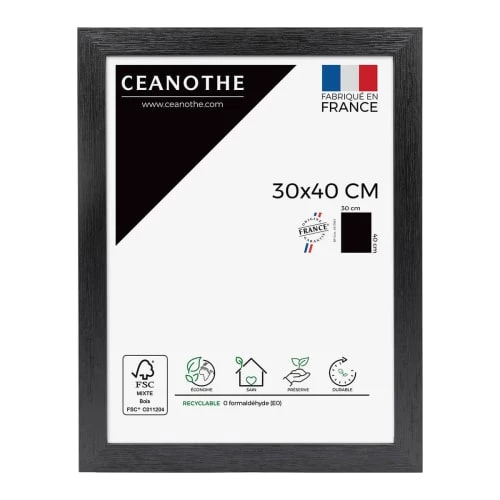 Ceanothe Cadres Et Albums Photos Cadre Photo Noir 30x40 Cm Bois Reconstitué 1 Ceanothe Cadres Et Albums Photos Cadre Photo Noir 30x40 Cm Bois Reconstitué