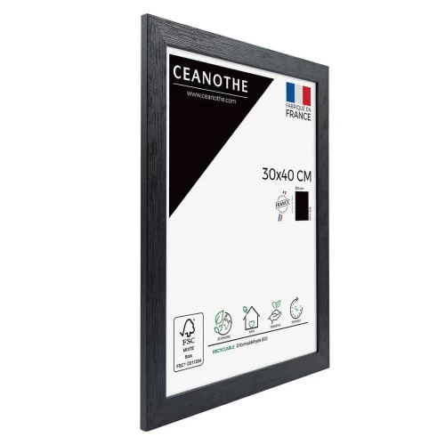 Ceanothe Cadres Et Albums Photos Cadre Photo Noir 30x40 Cm Bois Reconstitué 2 Ceanothe Cadres Et Albums Photos Cadre Photo Noir 30x40 Cm Bois Reconstitué – Image 2