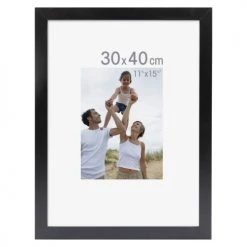 Ceanothe Cadres Et Albums Photos Cadre Photo Noir 30x40 Cm Bois Reconstitué