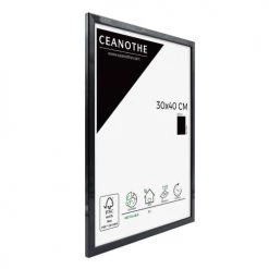 Ceanothe Cadres Et Albums Photos Cadre Photo Noir 30x40 Cm Résine Recyclée -Décoration de porte Soldes cadre photo noir 30x40 cm resine recyclee 4