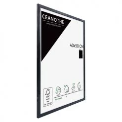 Ceanothe Cadres Et Albums Photos Cadre Photo Noir 40x50 Cm Résine Recyclée -Décoration de porte Soldes cadre photo noir 40x50 cm resine recyclee 4