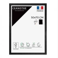 Ceanothe Cadres Et Albums Photos Cadre Photo Noir 50x70 Cm Avec Verre Synthétique Bois Reconstitué