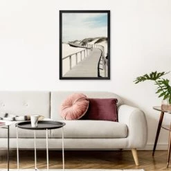 Ceanothe Cadres Et Albums Photos Cadre Photo Noir 50x70 Cm Avec Verre Synthétique Bois Reconstitué -Décoration de porte Soldes cadre photo noir 50x70 cm avec verre synthetique bois reconstitue 3