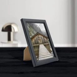 Ceanothe Cadres Et Albums Photos Cadre Photo Noir Résine Plastique 10x15 -Décoration de porte Soldes cadre photo noir resine plastique 10x15 4