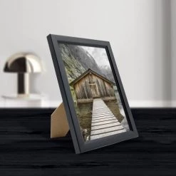 Ceanothe Cadres Et Albums Photos Cadre Photo Noir Résine Plastique 13x18 -Décoration de porte Soldes cadre photo noir resine plastique 13x18 4