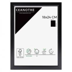 Ceanothe Cadres Et Albums Photos Cadre Photo Noir Résine Plastique 18x24