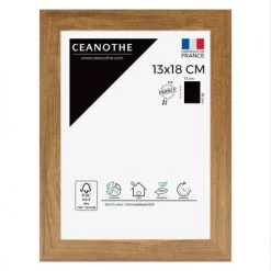 Ceanothe Cadres Et Albums Photos Cadre Photo Noyer 13x18 Cm Résine Recyclée