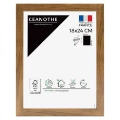 Ceanothe Cadres Et Albums Photos Cadre Photo Noyer 18x24 Cm Résine Recyclée