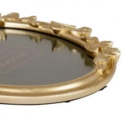 Maisons Du Monde Cadres Et Albums Photos Cadre Photo Ovale à Ornements Feuilles Dorées 13x18 -Décoration de porte Soldes cadre photo ovale a ornements feuilles dorees 13x18 1000 9 1 228166 3