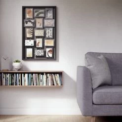 Umbra Cadres Et Albums Photos Cadre Photo Pêle-mêle Pixie Plastique Noir -Décoration de porte Soldes cadre photo pele mele pixie plastique noir 2