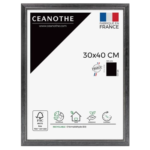 Ceanothe Cadres Et Albums Photos Cadre Photo Perle Noir 30x40 Cm 1 Ceanothe Cadres Et Albums Photos Cadre Photo Perle Noir 30x40 Cm
