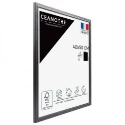 Ceanothe Cadres Et Albums Photos Cadre Photo Perle Noir 40x50 Cm -Décoration de porte Soldes cadre photo perle noir 40x50 cm 4