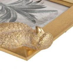 Maisons Du Monde Cadres Et Albums Photos Cadre Photo Perroquet En Polyrésine Dorée 13x18 -Décoration de porte Soldes cadre photo perroquet en polyresine doree 13x18 1000 3 14 224284 3