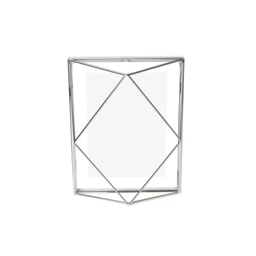 Umbra Pêle-mêle Photos Cadre Photo Prisma L Métal Chromé 4 Umbra Pêle-mêle Photos Cadre Photo Prisma L Métal Chromé – Image 4