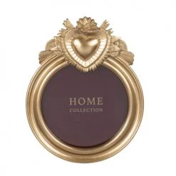 Maisons Du Monde Cadres Et Albums Photos Cadre Photo Rond à Dorure Effet Vintage 10x10