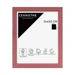 Ceanothe Cadres Et Albums Photos Cadre Photo Rouge 24x30 Cm Bois Massif