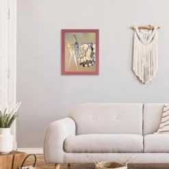 Ceanothe Cadres Et Albums Photos Cadre Photo Rouge 24x30 Cm Bois Massif -Décoration de porte Soldes cadre photo rouge 24x30 cm bois massif 3