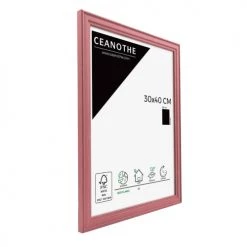 Ceanothe Cadres Et Albums Photos Cadre Photo Rouge 30x40 Cm Bois Massif -Décoration de porte Soldes cadre photo rouge 30x40 cm bois massif 4
