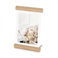 Umbra Cadres Et Albums Photos Cadre Photo Scroll L Bois Naturel -Décoration de porte Soldes cadre photo scroll l bois naturel 2