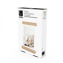 Umbra Cadres Et Albums Photos Cadre Photo Scroll L Bois Naturel -Décoration de porte Soldes cadre photo scroll l bois naturel 3