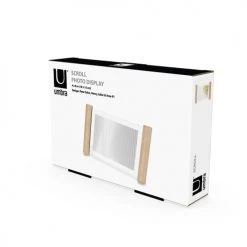 Umbra Cadres Et Albums Photos Cadre Photo Scroll M Bois Naturel -Décoration de porte Soldes cadre photo scroll m bois naturel 3