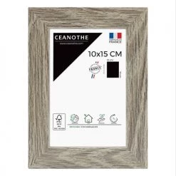 Ceanothe Cadres Et Albums Photos Cadre Photo Taupe 10x15 Cm Bois Reconstitué -Décoration de porte Soldes cadre photo taupe 10x15 cm bois reconstitue 4
