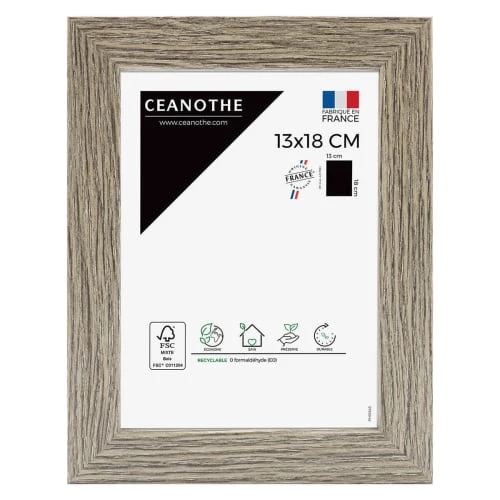 Ceanothe Cadres Et Albums Photos Cadre Photo Taupe 13x18 Cm Bois Reconstitué 1 Ceanothe Cadres Et Albums Photos Cadre Photo Taupe 13x18 Cm Bois Reconstitué