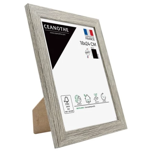 Ceanothe Cadres Et Albums Photos Cadre Photo Taupe 18x24 Cm Bois Reconstitué 2 Ceanothe Cadres Et Albums Photos Cadre Photo Taupe 18x24 Cm Bois Reconstitué – Image 2