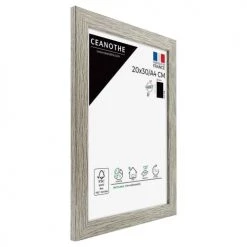 Ceanothe Cadres Et Albums Photos Cadre Photo Taupe 20x30 Cm Bois Reconstitué -Décoration de porte Soldes cadre photo taupe 20x30 cm bois reconstitue 4