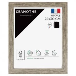 Ceanothe Cadres Et Albums Photos Cadre Photo Taupe 24x30 Cm Bois Reconstitué