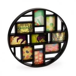 Umbra Cadres Et Albums Photos Cadre Photos Pêle-mêle Luna Pvc Noir -Décoration de porte Soldes cadre photos pele mele luna pvc noir 5