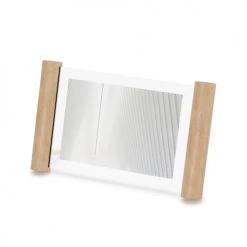 Umbra Cadres Et Albums Photos Cadre Pour Photo 10x15cm à Poser Ou à Fixer, Verre Et Bois Naturel -Décoration de porte Soldes cadre pour photo 10x15cm a poser ou a fixer verre et bois naturel 2