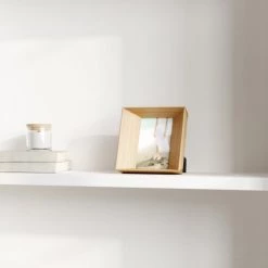 Umbra Cadres Et Albums Photos Cadre Pour Photo 10x15cm à Poser Ou Fixer, En Bois Naturel -Décoration de porte Soldes cadre pour photo 10x15cm a poser ou fixer en bois naturel 3