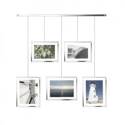 Umbra Pêle-mêle Photos Cadres Photos Exhibit Métal Chrome -Décoration de porte Soldes cadres photos exhibit metal chrome 5