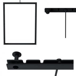 Umbra Cadres Et Albums Photos Cadres Photos Exhibit Métal Noir -Décoration de porte Soldes cadres photos exhibit metal noir 3