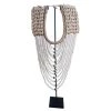 My Bliss Home Bustes Et Statues Collier Décoratif Blanc L30xH60 Cm
