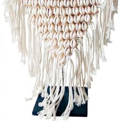 My Bliss Home Bustes Et Statues Collier Décoratif En Macramé Et Coquillages L30 X H65 Cm -Décoration de porte Soldes collier decoratif en macrame et coquillages l30 x h65 cm 2