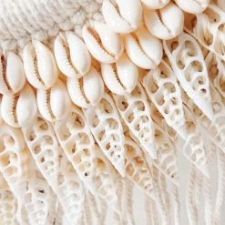 My Bliss Home Bustes Et Statues Collier Décoratif Marcamé Blanc L35 X H55 Cm -Décoration de porte Soldes collier decoratif marcame blanc l35 x h55 cm 3