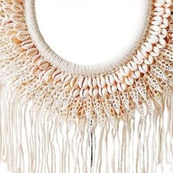 My Bliss Home Bustes Et Statues Collier Décoratif Marcamé Blanc L35 X H55 Cm -Décoration de porte Soldes collier decoratif marcame blanc l35 x h55 cm 4