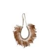 LANADECO Bustes Et Statues Collier Plumes/coquillages Rouille