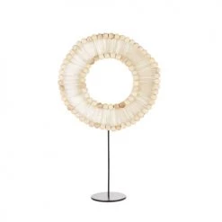 Maisons Du Monde Bustes Et Statues Déco à Poser En Métal Et Corde Beige Et Blanc H59