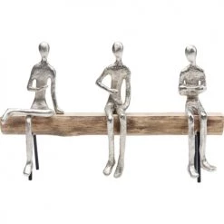 Kare Design Bustes Et Statues Déco Amis Banc En Bois Et Aluminium